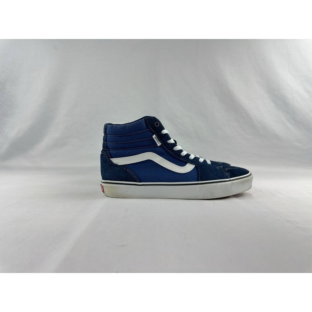 Vans Filmore Hi Sneakers-Shoes Navy Blue Suede High Tops Men's Size 10